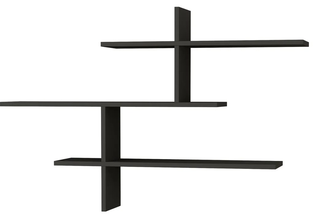 Fali polc Leo - Anthracite