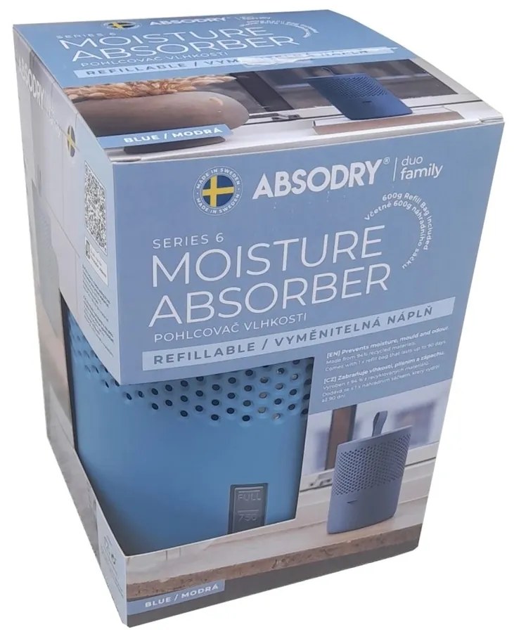 Everbrand Absodry Duo Family Bag 6-series páramentesítő, 50 m3-ig, kék