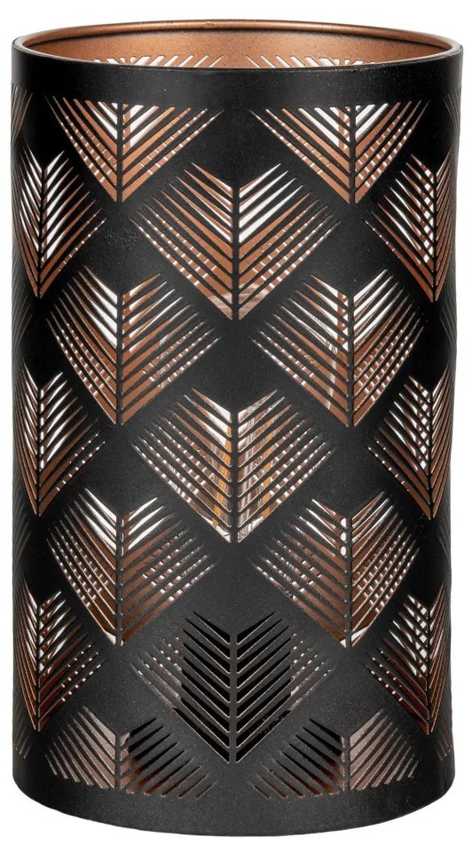 Nata dekorációs LED lámpások, fekete/réz, 60 darabos készlet