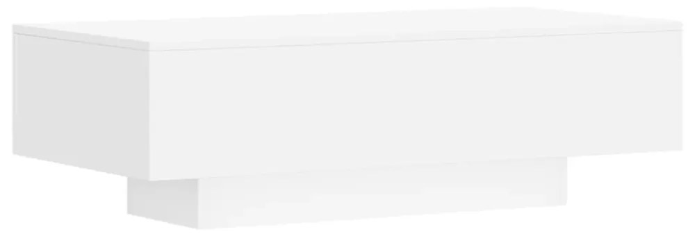 fehér szerelt fa dohányzóasztal 100x49,5x31 cm
