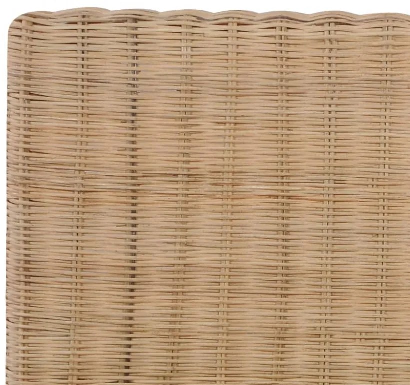 kézzel font valódi rattan ágykeret 140 x 200 cm