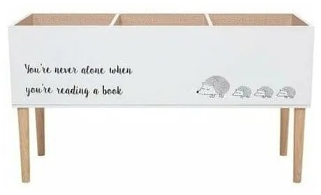 Fehér gyerek könyvespolc 90x50 cm Salam – Bloomingville Mini