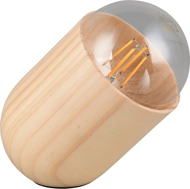 Bézs asztali lámpa (magasság 13,5 cm) Nara – Reality