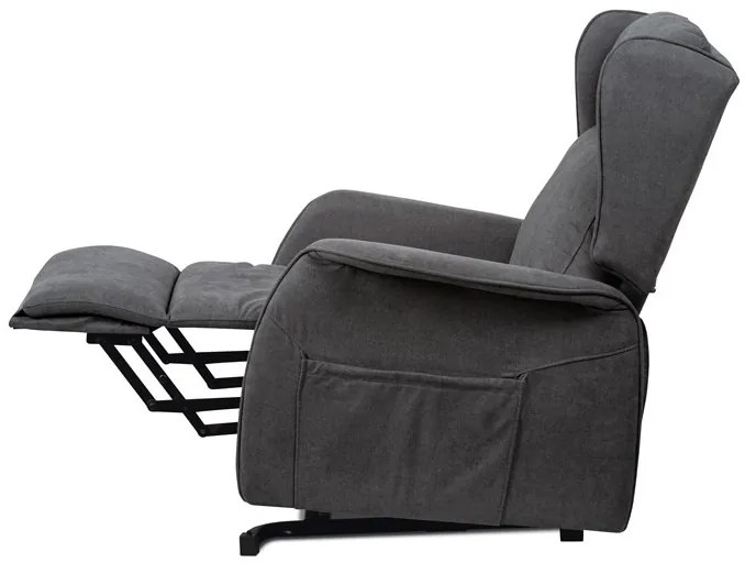 Elektromos Fekvőfotel, Szürke Szövet. TV-1190 GREY2