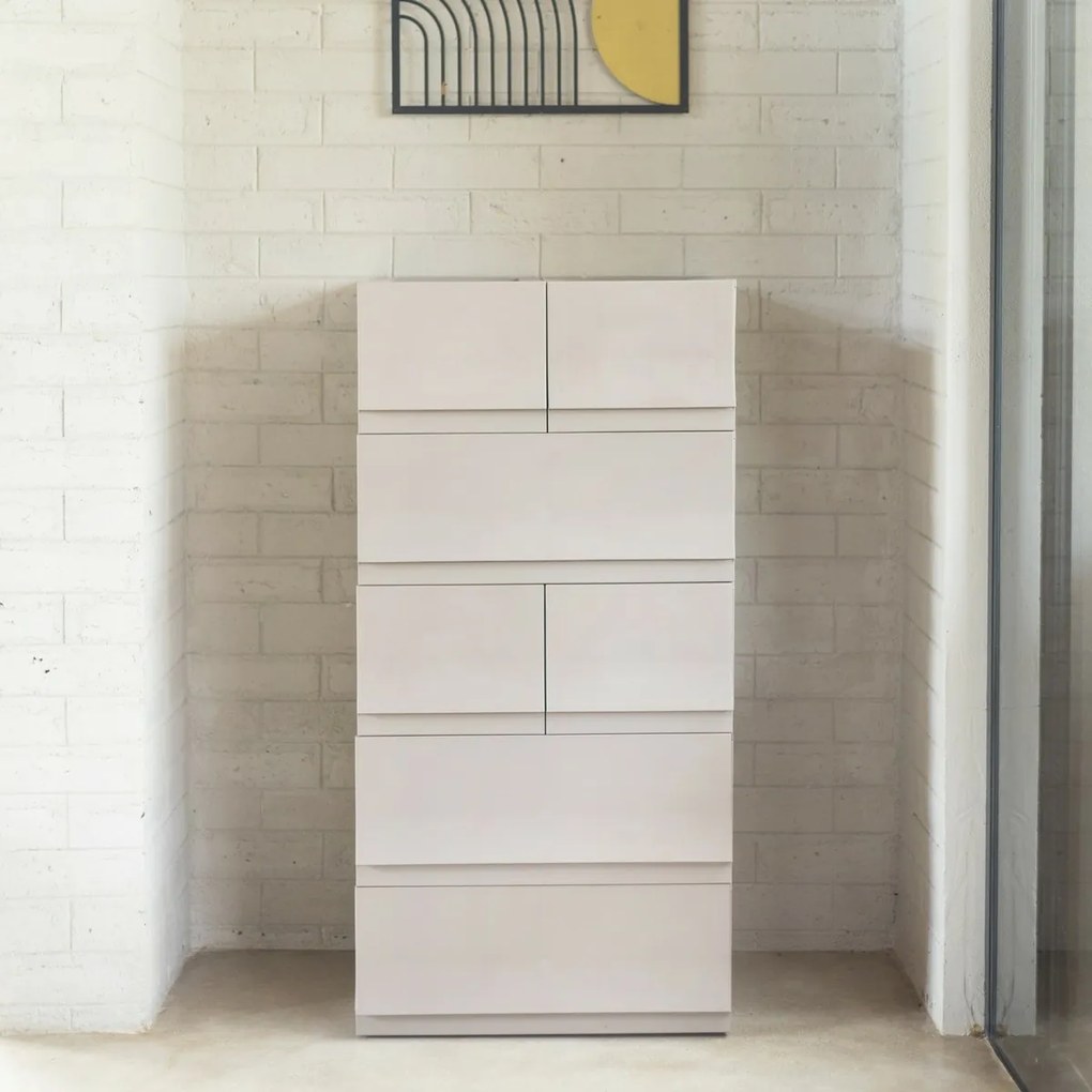Wave Wood moduláris tárolódoboz kerekek nélkül 54,6 x 43,4 x 22 cm, széles - 1 fiók