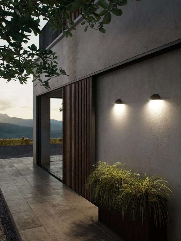 NORDLUX 2019001003 ARCUS SMART Modern Kültéri Fali Lámpa Fekete LED IP54