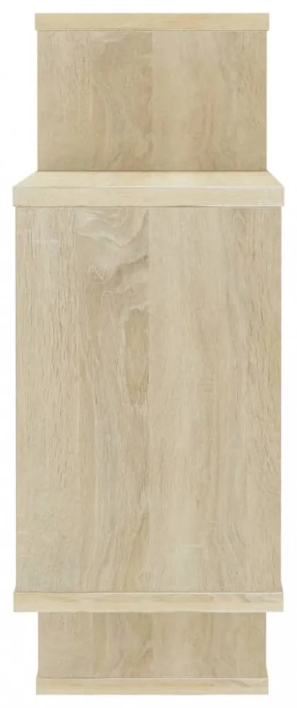 sonoma tölgy szerelt fa fali polc 104 x 20 x 58,5 cm