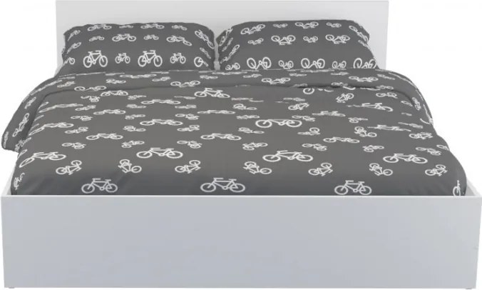 Pietro II NEW Kétszemélyes ágykeret 160x200, ágyráccsal Fehér