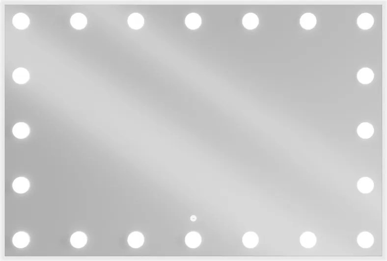 Mexen Dona 100 x 80 cm-es, LED 6000K, páramentesített fürdőszobai megvilágított tükör - 9818-100-080-611-00