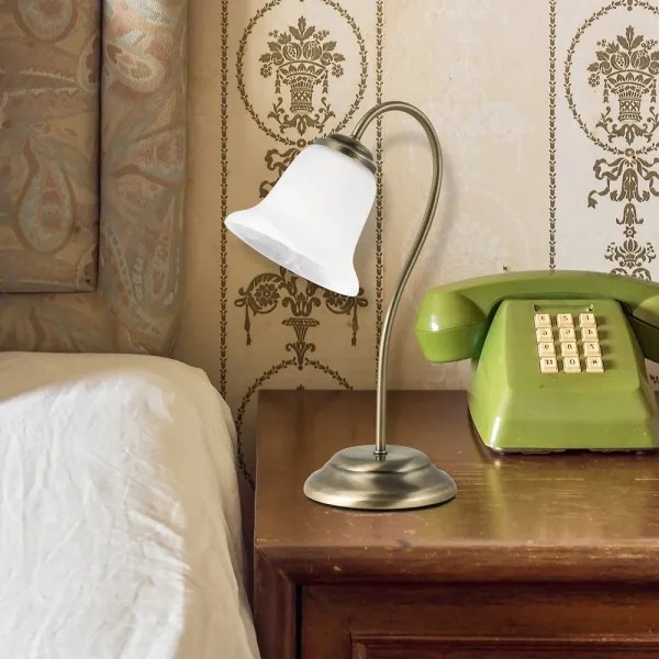 Rabalux 7372 - Asztali lámpa FRANCESCA E14/40W/230V