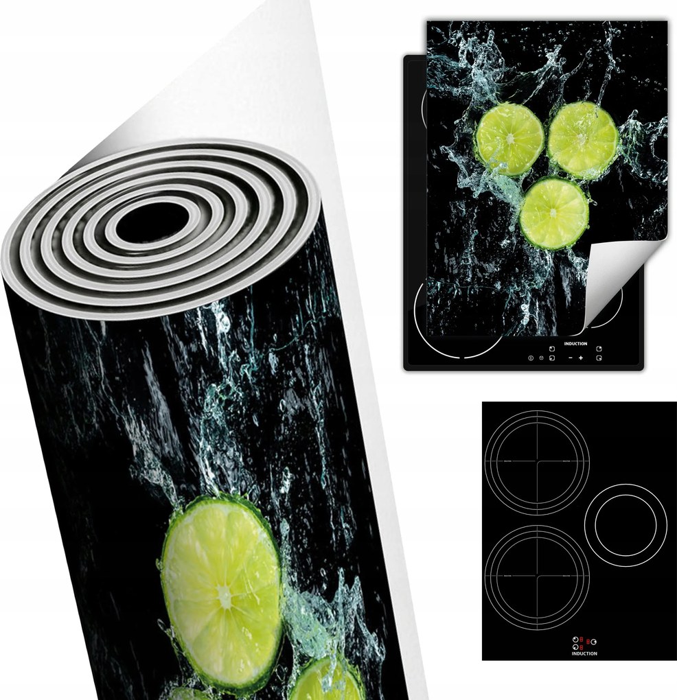 Tűzhelyvédő Szőnyeg Asztali Dekoráció 40x52 fekete mész