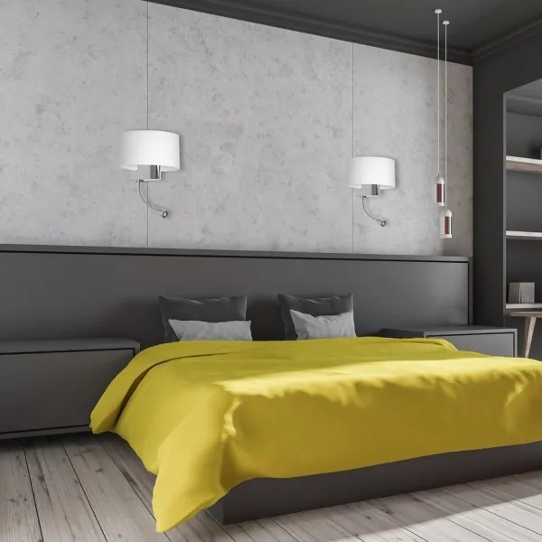 LED Fali lámpa CASINO 1xE27/60W/230V + LED/1W/230V fehér