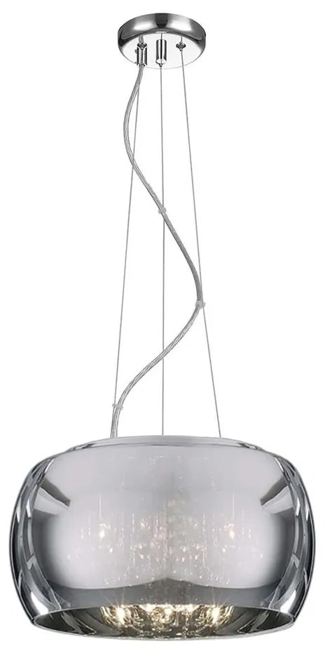 Klausen 142011 - Csillár zsinóron ORCHIDE 5xG9/3W/230V fényes króm