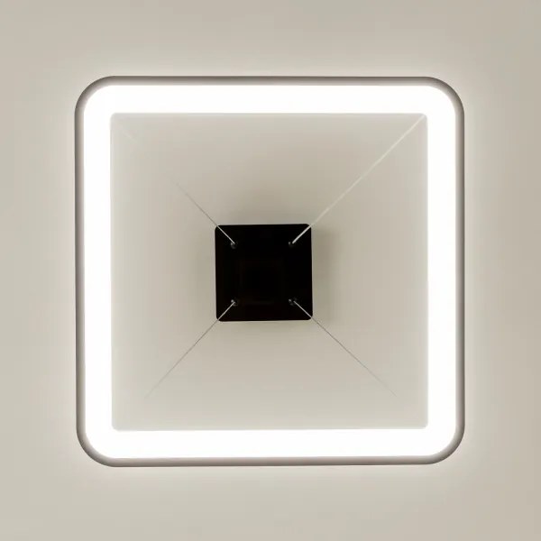 Brilagi - LED dimmelhető kábeles csillár FALCON SLIM LED/50W/230V 50x50 cm fekete + távirányító