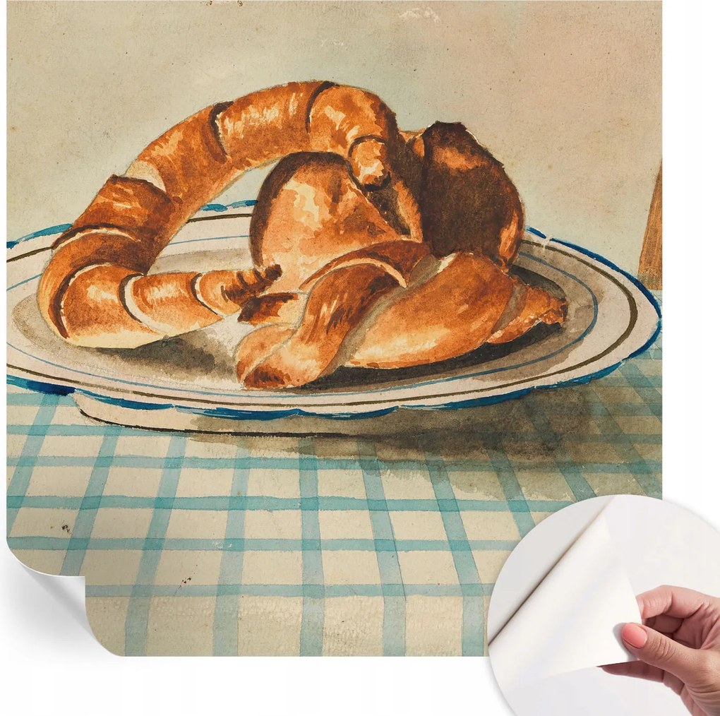 Dekoratív öntapadós fotótapéta irodába Konyhai sütemények 250x250 cm