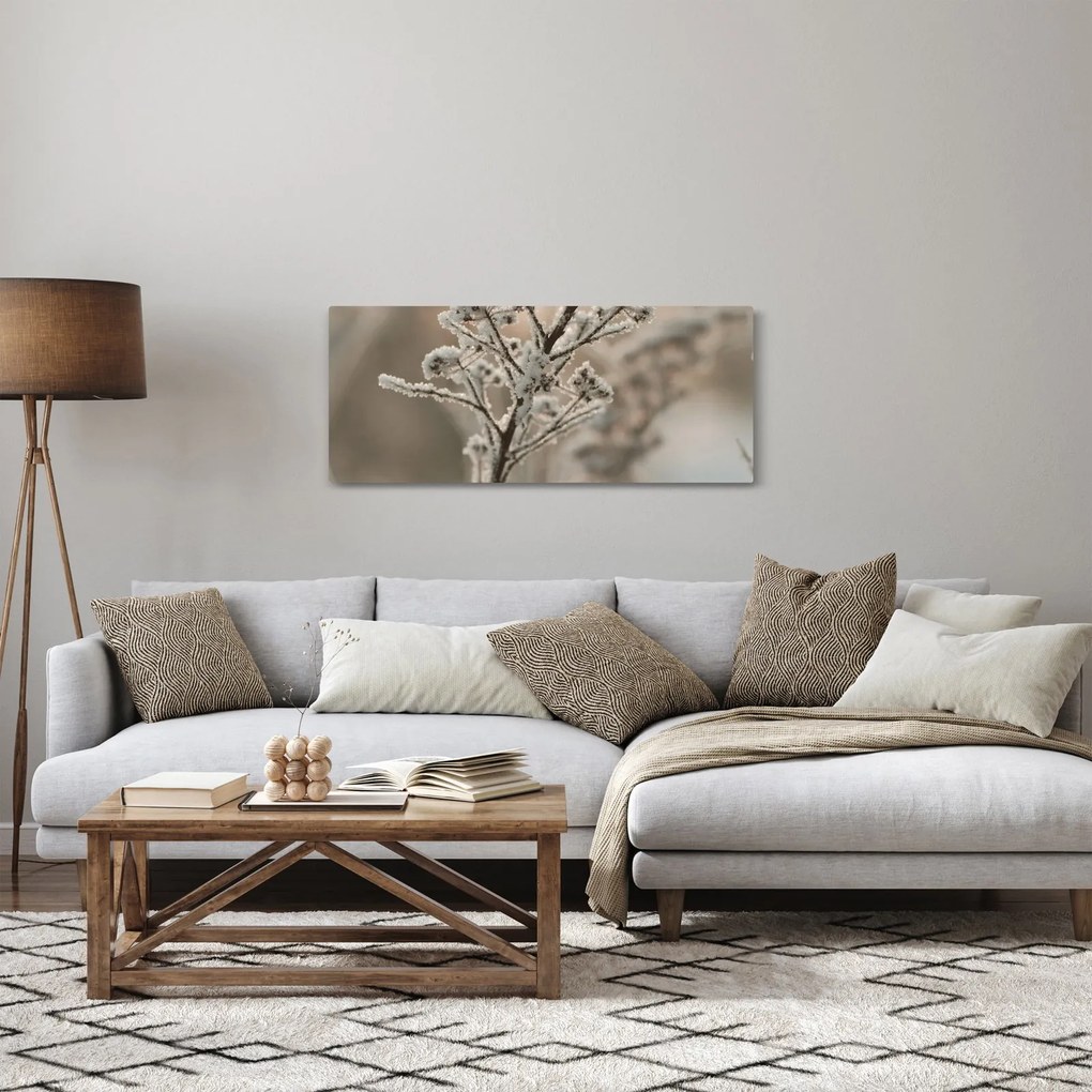 Kép - Növény fagyban (120x50 cm)