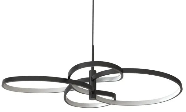 LED függeszték kábelen RIBBON LED/37W/230V 4000K fekete
