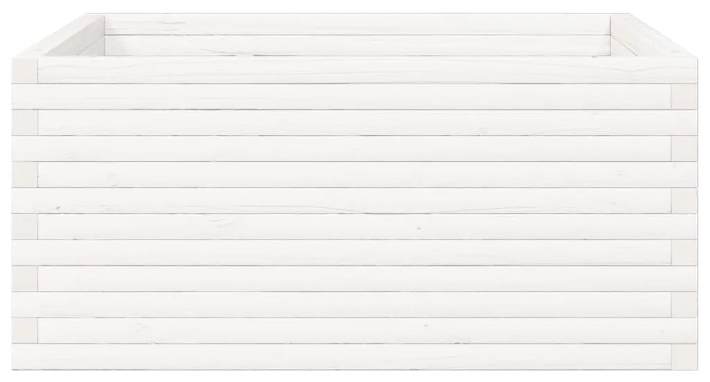 tömör fenyő kerti virágláda 100 x 100 x 46 cm