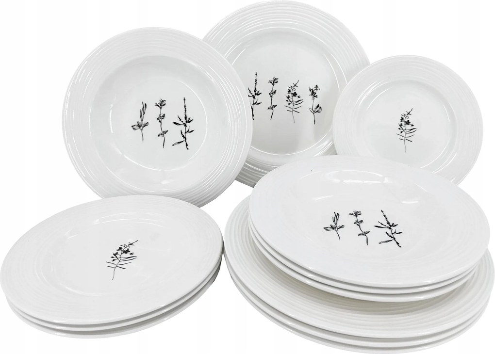 Croft Wild 12 részes porcelán éttányér készlet
