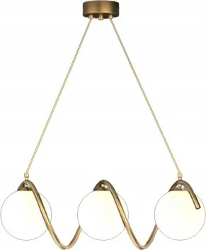 Függőlámpa Mennyezeti Csillár Gömbök Modern arany Led 3*G9 hálószoba