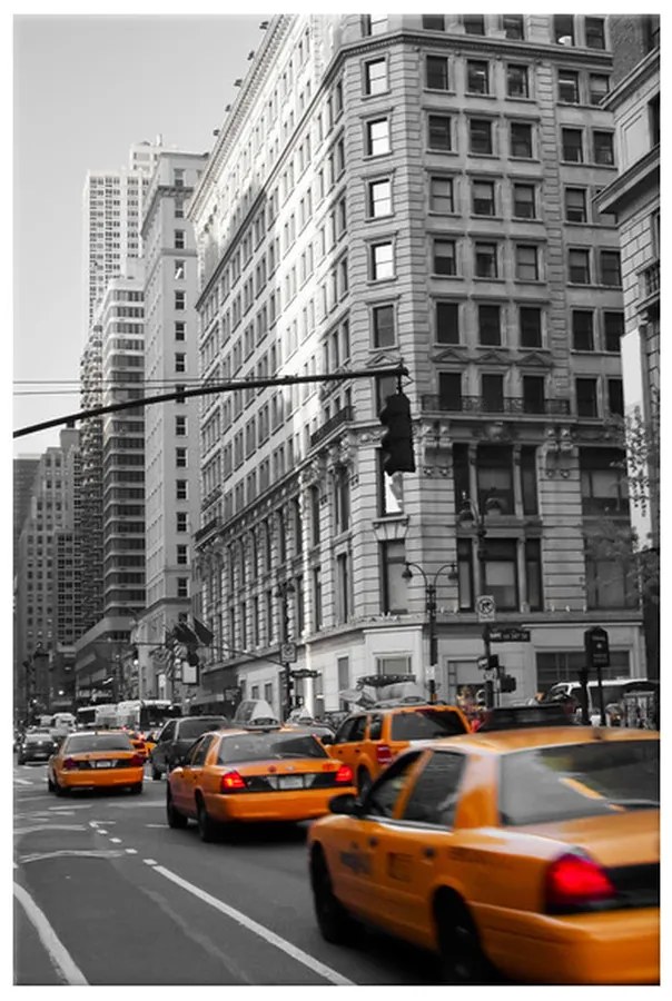 Gario Vászonkép Manhattan Taxi Méret: 20 x 30 cm
