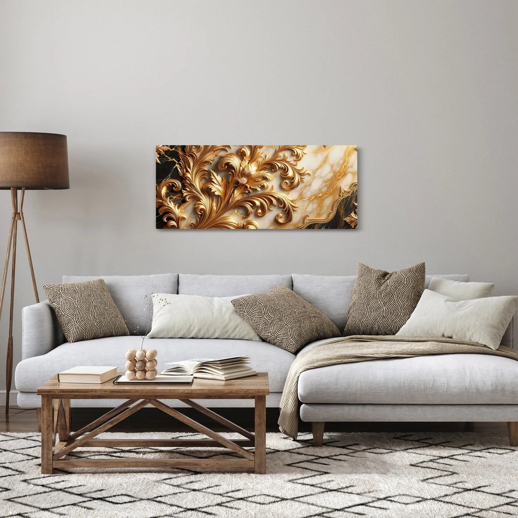 Kép - Márvány arannyal (120x50 cm)