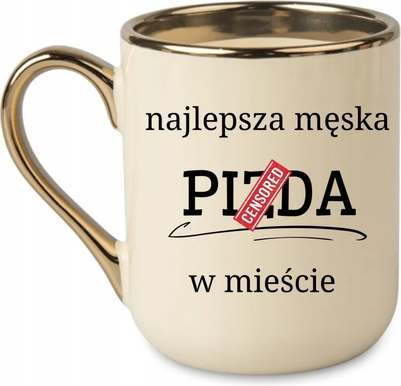 Elegáns bögre „piz Da legjobb kínszenvedés a városban” 330 Krémszínű