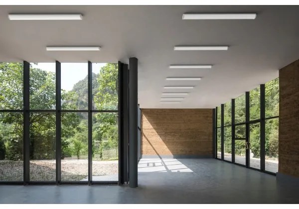 APLED - LED Felületre szerelhető lámpa TROUT LED/36W/230V 4000K + vészhelyzeti lámpa