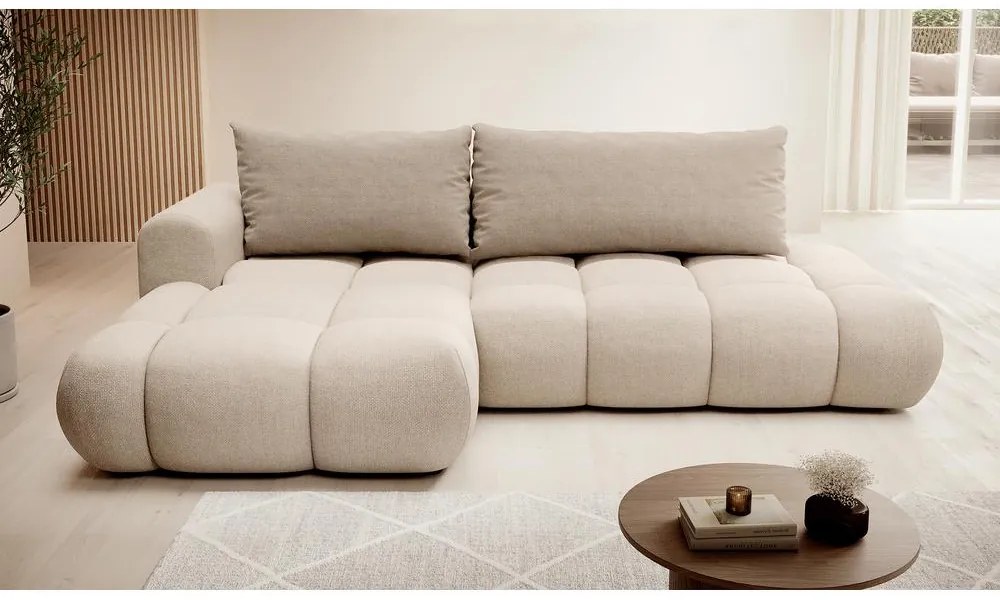 Sarokkanapé Ombre (B) (bézs + fekete) . 1099485