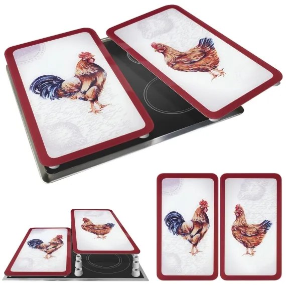 WENKO 2521471500 - Fedőlap (Abdeckplatte) - GRAFIK 30x52 cm, élénk többszínű