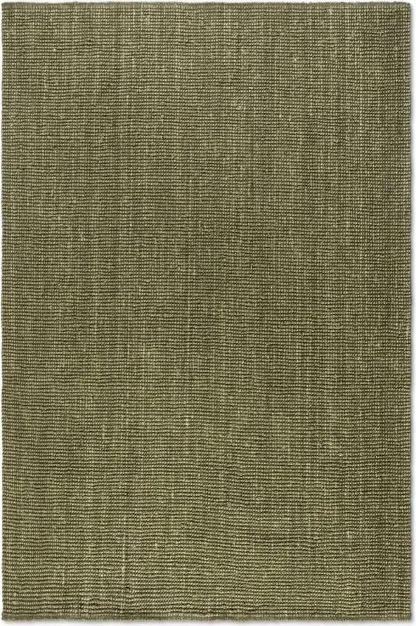 Juta szőnyeg nappaliba 60x90cm, természetes zöld színű khaki juta szőnyeg
