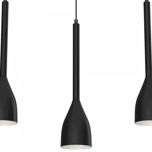 Csillár zsinóron ISTAPPAR 3xE27/60W/230V fekete