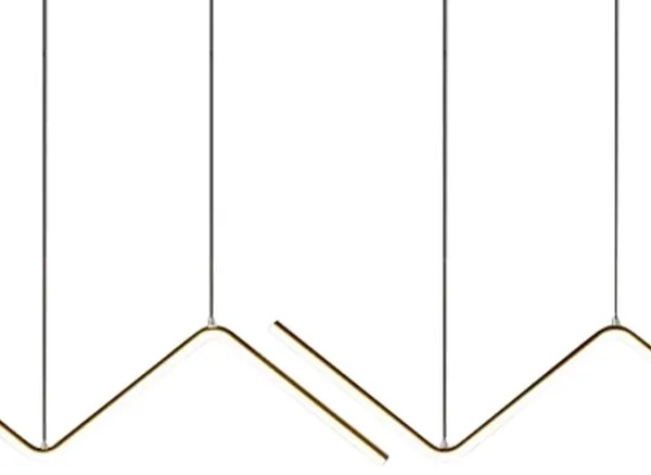 LED Csillár zsinóron VERTE 2xLED/11W/230V fekete