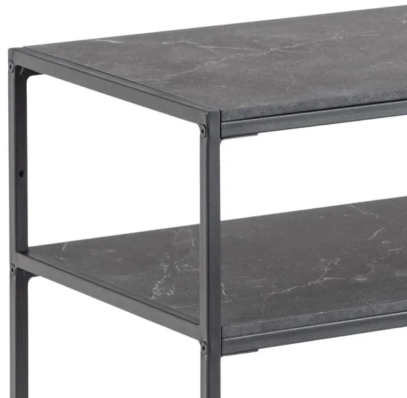 ALMA antracit konzolasztal