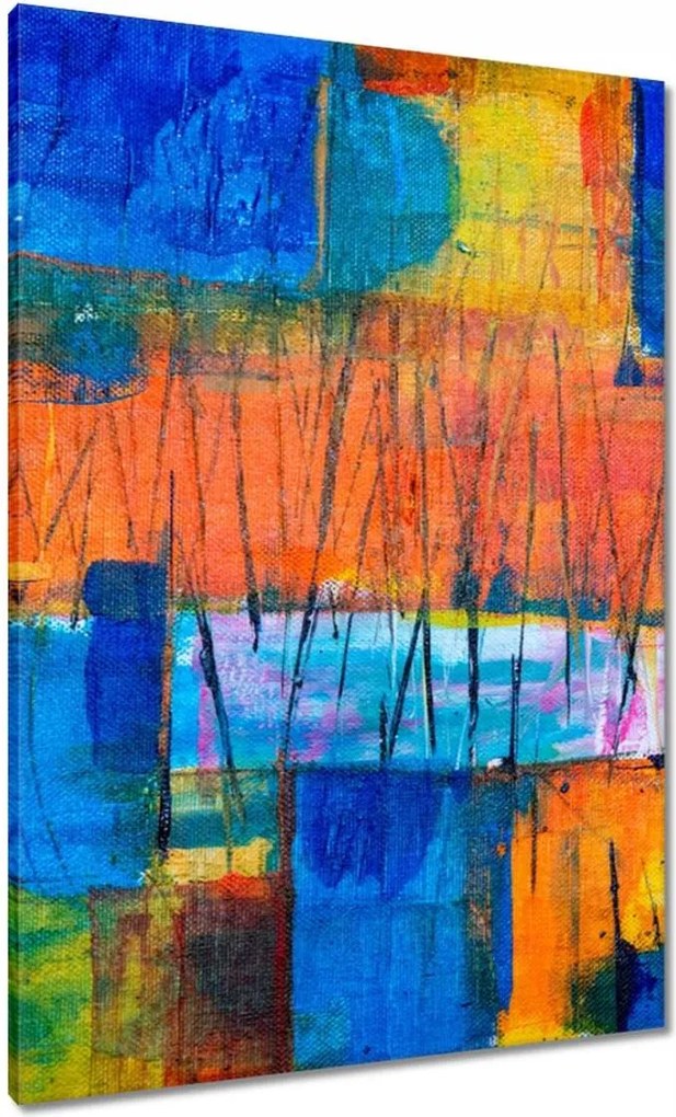 Vászonkép 70x100 Absztrakt Kígyó