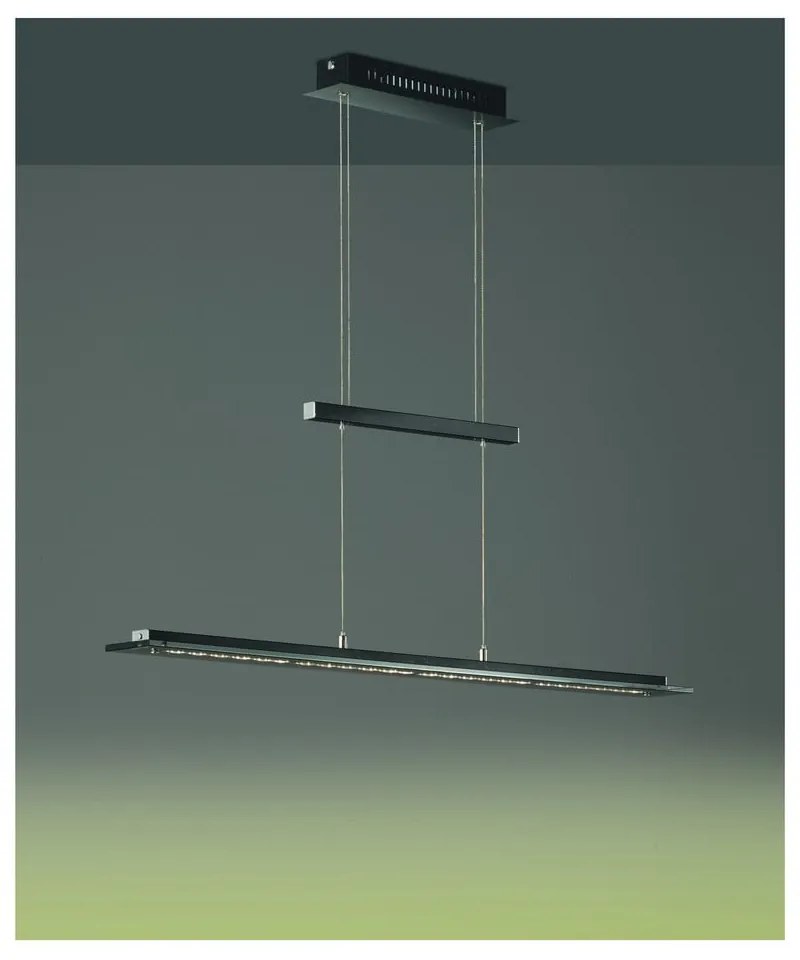 Fekete fém LED dimmelhető függőlámpa Tenso – Fischer &amp; Honsel
