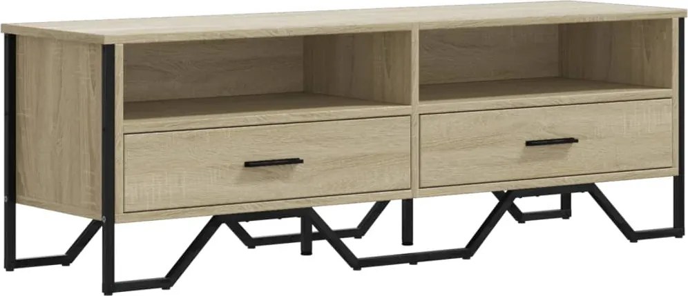 vidaXL sonoma tölgy színű szerelt fa TV-szekrény 122 x 34 x 41 cm