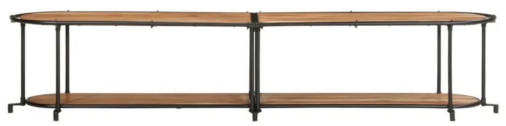 tömör akácfa TV-szekrény 200 x 42 x 40 cm