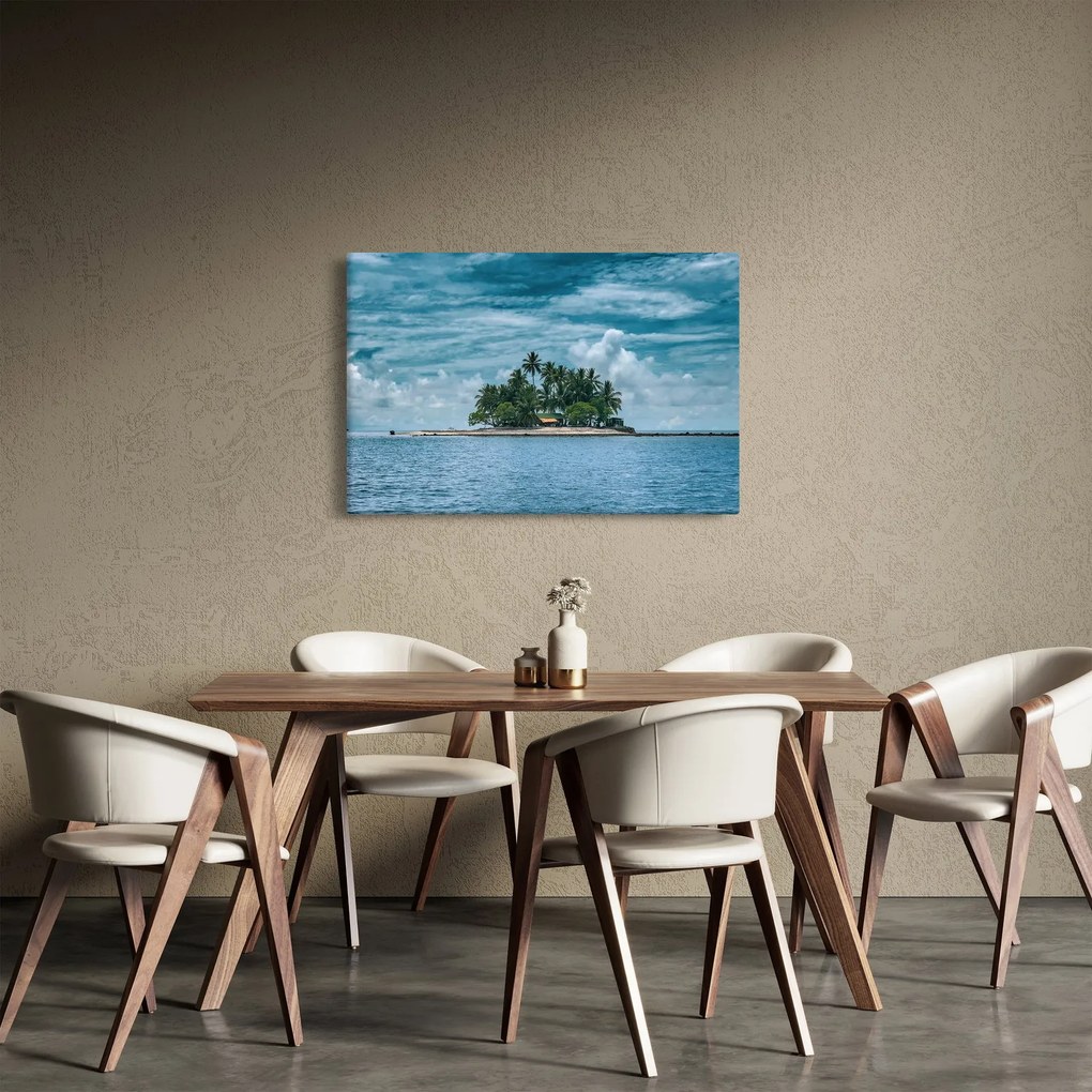 Kép - sziget a tengeren (90x60 cm)
