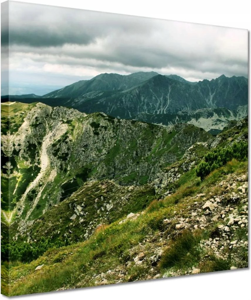 Vászonkép 30x30 Tátra Lengyel hegyek Kilátás