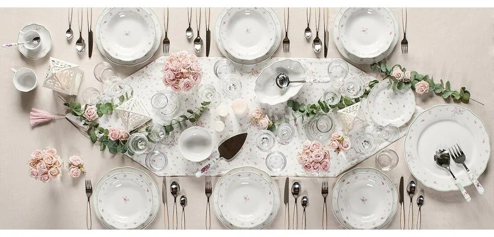 Nonna Rosa fehér porcelán tálca - Brandani