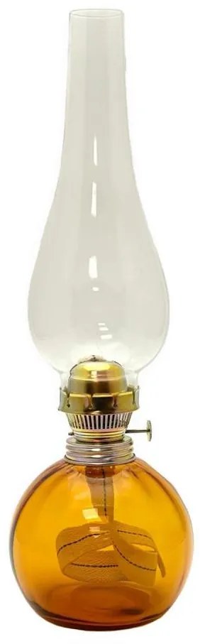 Petrol lámpa BASIC 38 cm borostyán színű