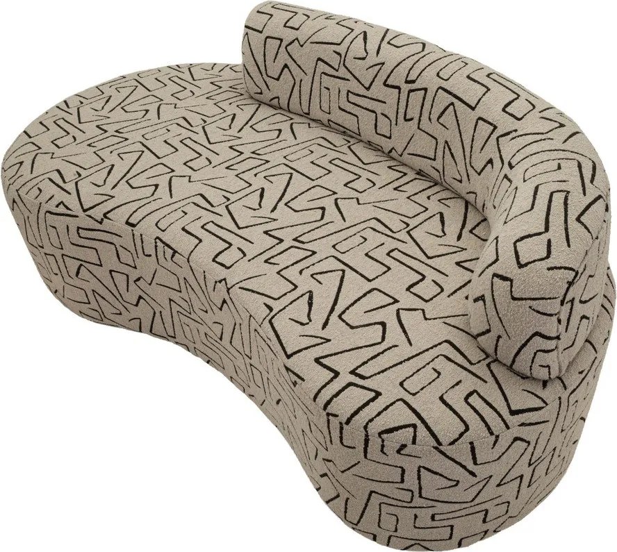 Bézs buklé kanapé 176 cm Nairobi – Mauro Ferretti