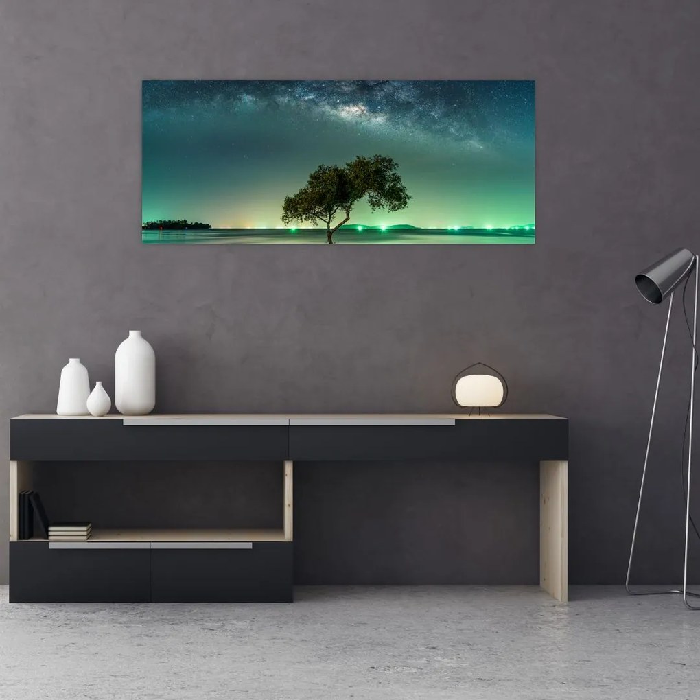 Az éjszakai égbolt képe (120x50 cm)