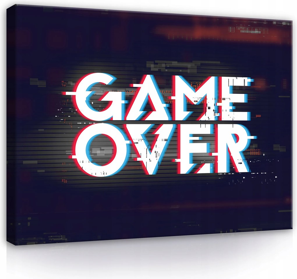 Játékos Vászonkép Ifjúsági Szobába Fiú Gaming Vászonkép 100x70