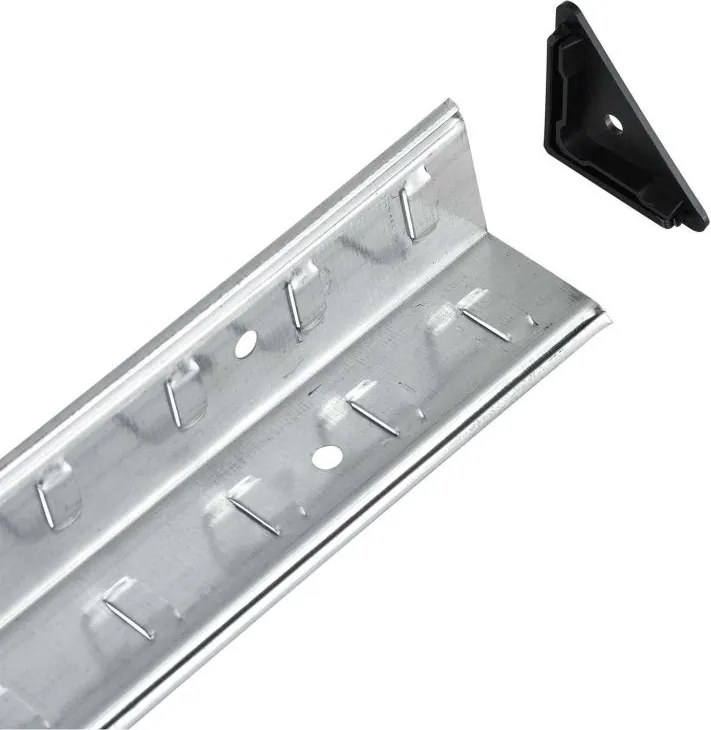 Easy tároló polc készlet 2 db 4 polcos fém és MDF 160x80