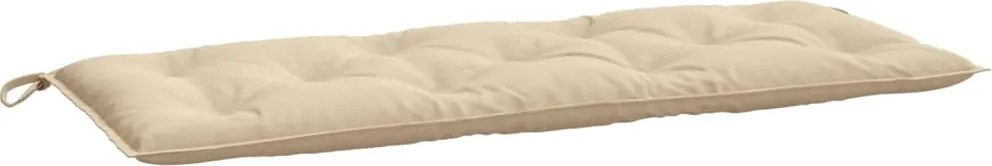 vidaXL bézs oxford szövet kerti padpárna 120 x 50 x 7 cm