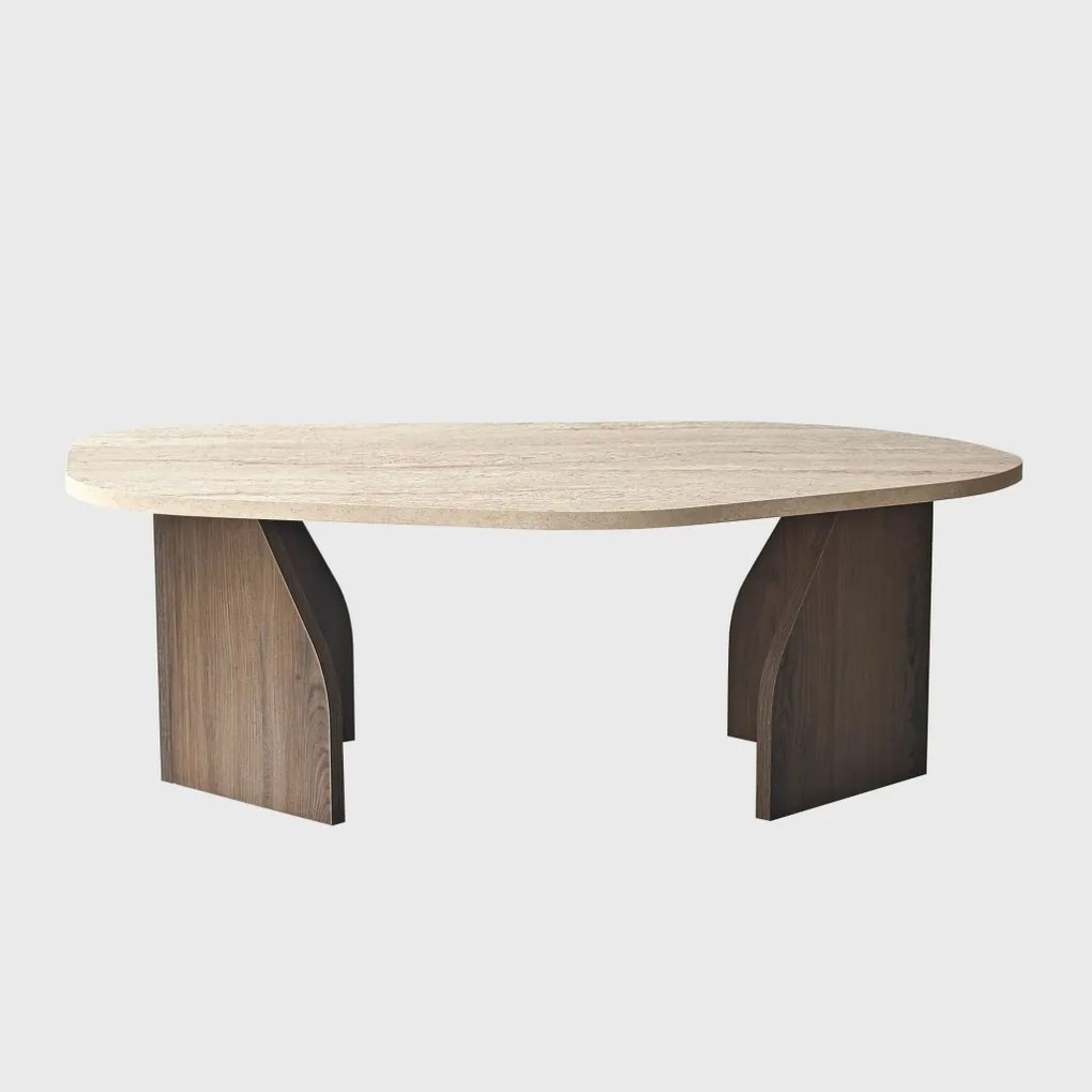 Rock - Travertine, Walnut