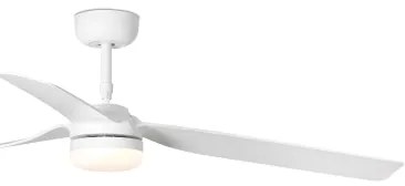 FARO 33814WT-20 - LED Dimmelhető mennyezeti ventilátor PUNT M LED/18W/230V fehér átm. 132 cm WT + távirányító