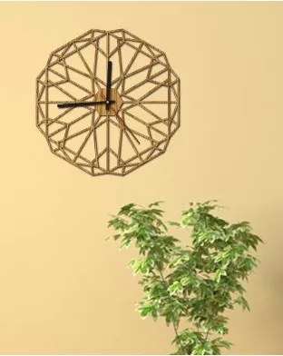 Sentop - MDF falióra HDKF017 nappali szobához és fekete 40 cm